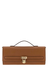 Michael By Michael Kors Brown Leather Medium Hamilton Moderne Handbag