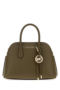 Michael By Michael Kors Olive Green Leather Freddie Handbag