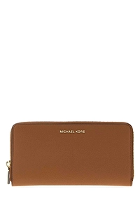 Michael By Michael Kors Caramel Leather Jet Set Wallet