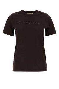 Michael By Michael Kors Brown Cotton T Shirt