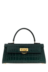 Carbotti Bottle Green Masami Handbag