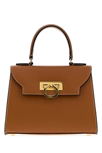 Carbotti Camel Leather Erika Handbag