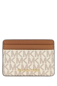 Michael By Michael Kors Printed Canvas Card Holder