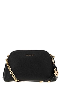 Michael By Michael Kors Black Leather Freddie Crossbody Bag