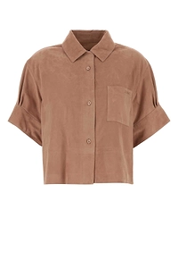 Loewe Paula's Ibiza Pink Suede Paula S Ibiza Shirt