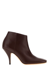 Jude Chocolate Leather Credo Ankle Boots