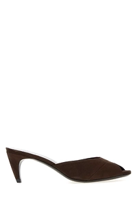 Jude Chocolate Nubuck Cave Mules