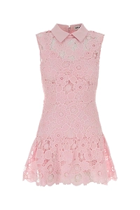 Self Portrait Pink Lace Mini Dress