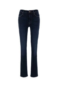 Mother Blue Stretch Denim The Rascal Jeans
