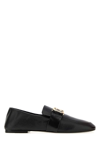 Lanvin Black Leather Loafers