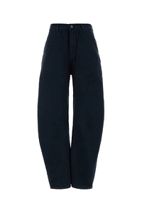 Lois Navy Blue Cotton Dali Chino Pant