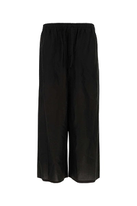 Loewe Paula's Ibiza Black Viscose Blend Paula S Ibiza Wide Leg Pant