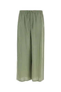 Loewe Paula's Ibiza Green Viscose Blend Paula S Ibiza Wide Leg Pant