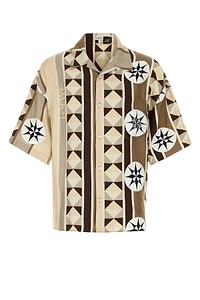 Loewe Paula's Ibiza Printed Satin Paula S Ibiza Shirt