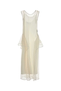 Loewe Paula's Ibiza White Mesh Paula S Ibiza Dress