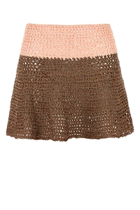 Loewe Paula's Ibiza Two Tone Crochet Paula S Ibiza Mini Skirt