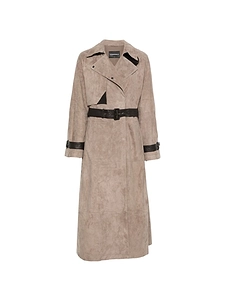 Emporio Armani Capsule Leather Trench Coat