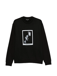 Emporio Armani Capsule Printed Cotton Sweatshirt