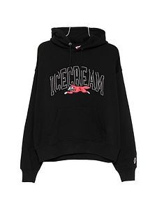 Icecream Logo Cotton Hoodie