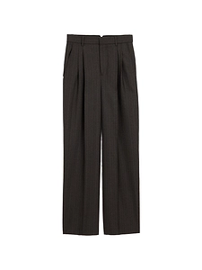 Ami Paris Wool High Waisted Trousers
