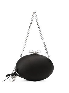 Self Portrait Satin Clutch