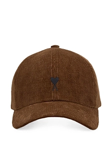 Ami Paris Velvet Baseball Cap