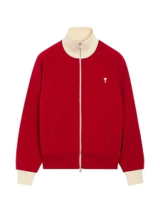 Ami Paris Ami De Coeur Zipped Sweatshirt