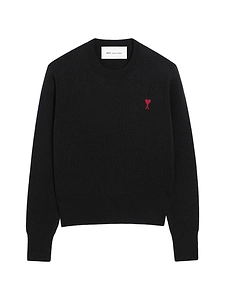 Ami Paris Ami De Coeur Wool Crewneck Sweater