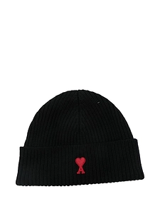 Ami Paris Ami De Coeur Wool Beanie