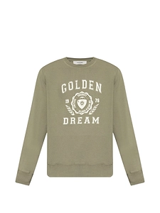 Golden Goose Logo Cotton Sweatshirt