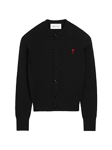 Ami Paris Ami De Coeur Wool Cardigan