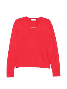 Dunst Wool And Cashmere V Necked Sweater