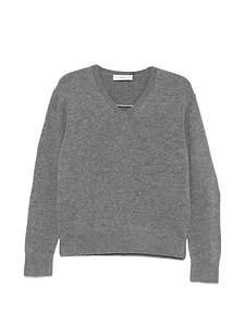 Dunst Wool And Cashmere V Necked Sweater