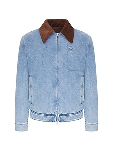 Ami Paris Ami De Coeur Denim Jacket