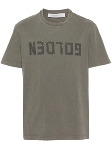 Golden Goose Logo Cotton T Shirt