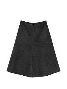 Susanne Bommer Wool Midi Skirt