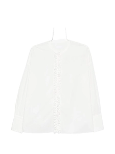 Susanne Bommer Ruffled Cotton Blouse