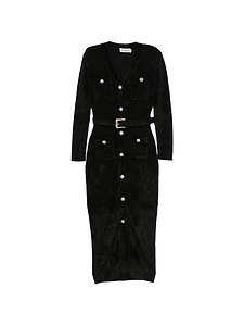 Self Portrait Chenille Long Dress