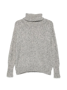 Base Cotton And Wool Turtle Neck Sweater