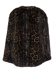 Ap Paris Sloane Faux Fur Cape