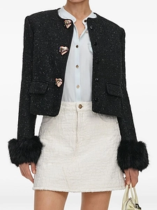 Self Portrait Bouclé Jacket