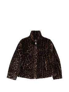 Ap Paris Brooks Faux Fur Jacket