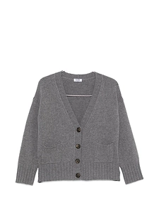 Base Wool V Necked Cardigan