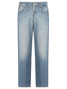 Seven Low Straight Denim Jeans