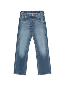 Seven Low Straight Denim Jeans