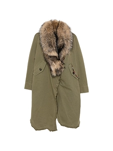 Bazar Deluxe Wool Midi Parka Coat