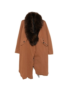 Bazar Deluxe Wool Midi Parka Coat