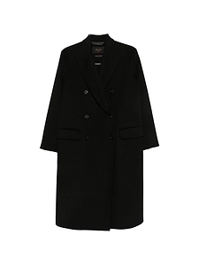 Paltò Arianna Wool Double Breasted Coat