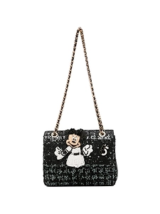 Minime Paris Wool Blend Shoulder Bag