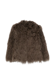 Martha Louis Shearling Effect Jacket